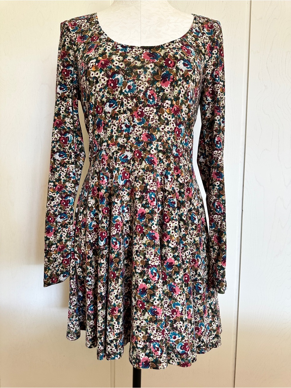 Show Me Your Mumu Floral Fit & Flare Dress Boho Cottagecore Small